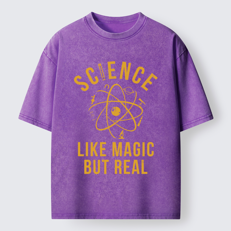 Tokyo-Tiger Science Is Magic Washed T-Shirt