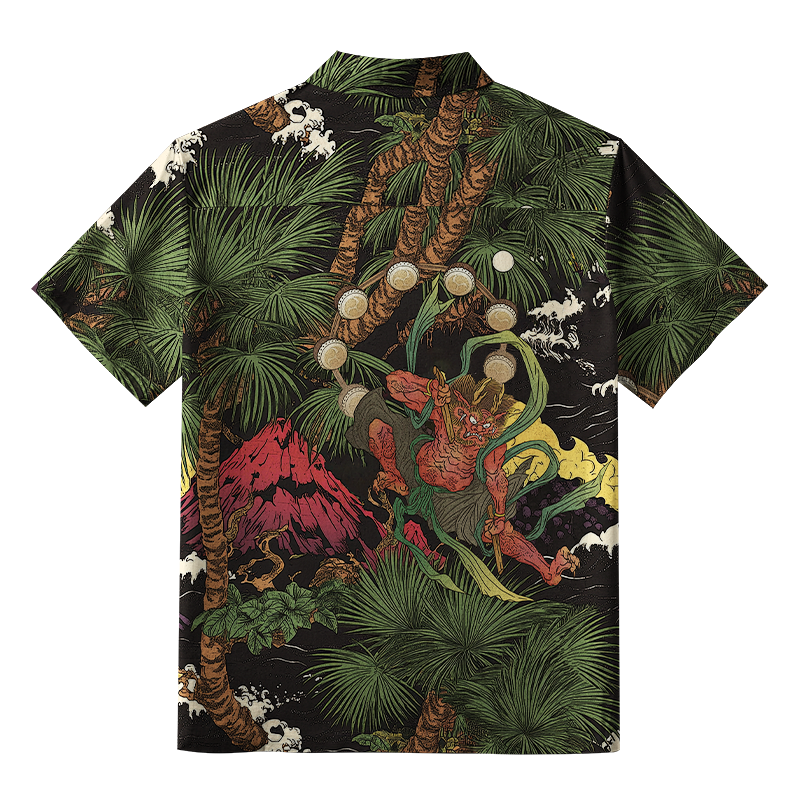 Tokyo-Tiger Japanese Yokai Aloha Hawaiian Shirt