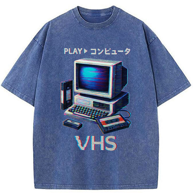 Tokyo-Tiger Vintage VHS Washed T-Shirt