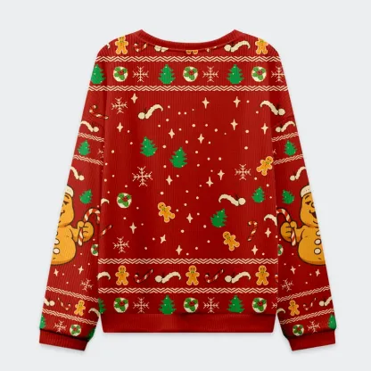 Tokyo-Tiger Cookie Tester Christmas Ugly Sweatshirt