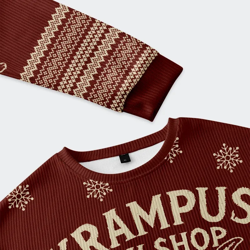 Tokyo-Tiger Terrible Krampus Christmas Ugly Sweatshirt