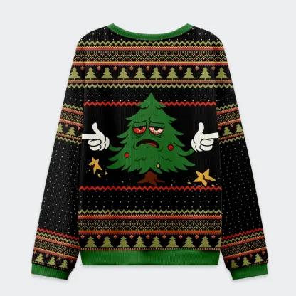 Tokyo-Tiger Funny Christmas Tree Christmas Ugly Sweatshirt