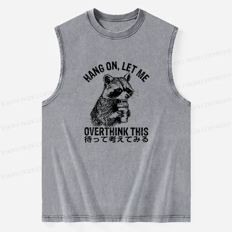 Tokyo-Tiger Overthink Raccoon Washed Tank Sale
