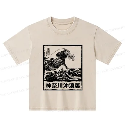 Tokyo-Tiger Legendary Wave Kids Washed T-Shirt