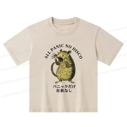 Tokyo-Tiger All Panic No Disco Kids Washed T-Shirt