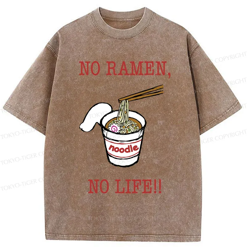 Tokyo-Tiger Life Must Have Ramen Washed T-Shirt
