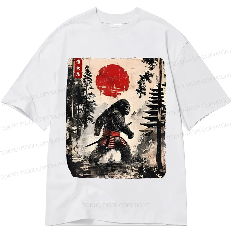 Tokyo-Tiger Japanese Samurai Bigfoot Classic T-Shirt