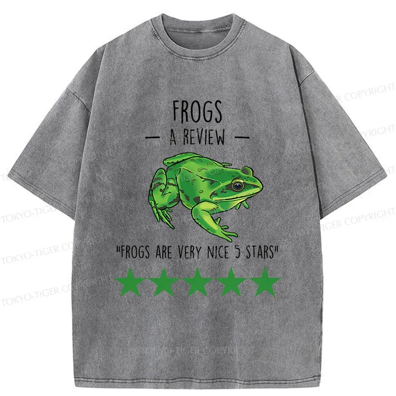 Tokyo-Tiger Five Star Recommended Frog Washed T-Shirt