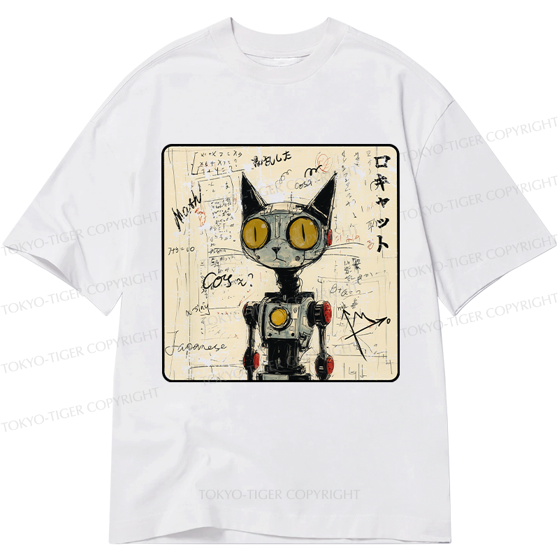 Tokyo-Tiger Robot Cat Classic T-Shirt
