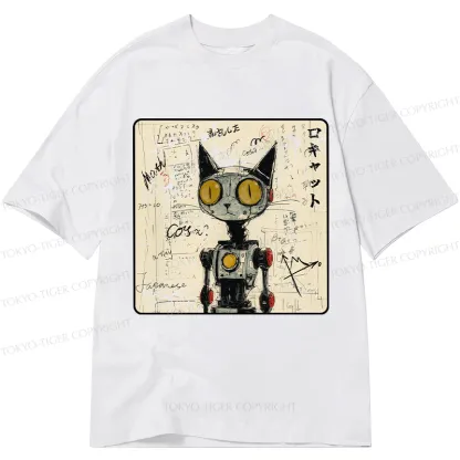 Tokyo-Tiger Robot Cat Classic T-Shirt