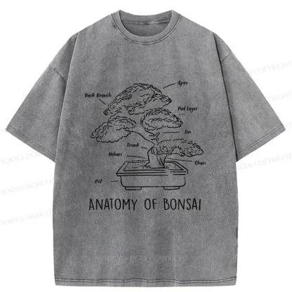 Tokyo-Tiger Anatomy Of A Bonsai Washed T-Shirt