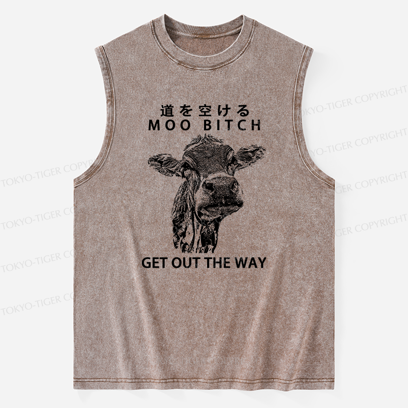 Tokyo-Tiger Funny Cow Washed Tank