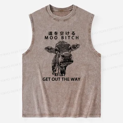 Tokyo-Tiger Funny Cow Washed Tank