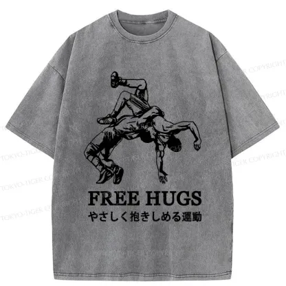 Tokyo-Tiger Interesting Jiu-Jitsu Washed T-Shirt