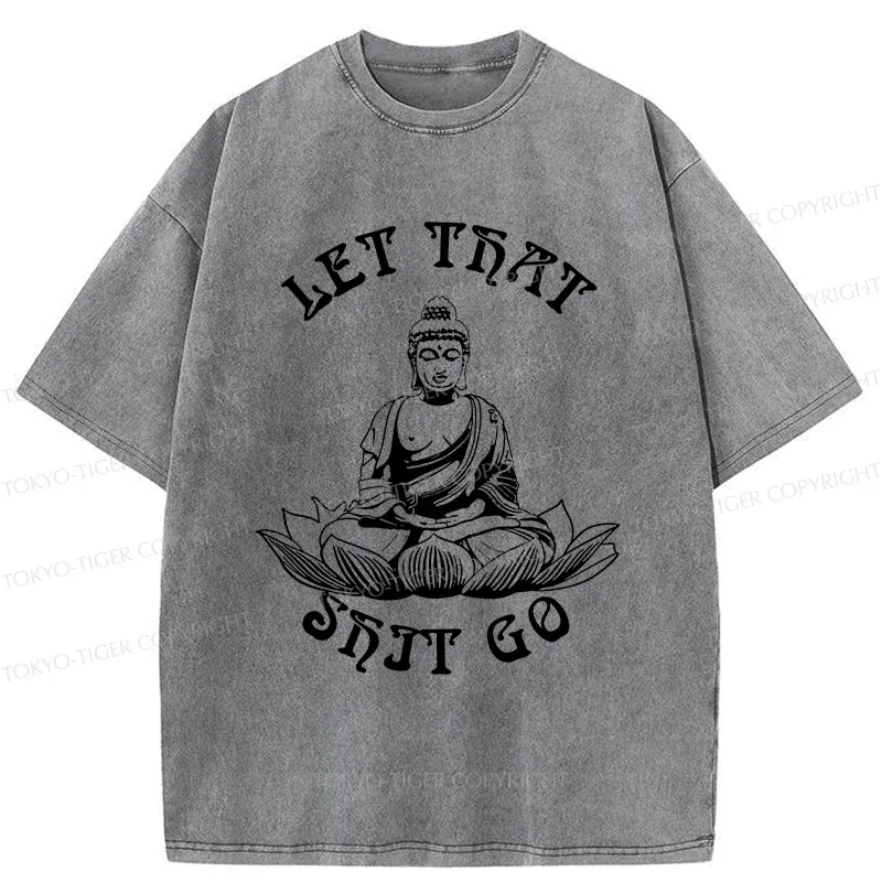 Tokyo-Tiger Interesting Buddhai Washed T-Shirt
