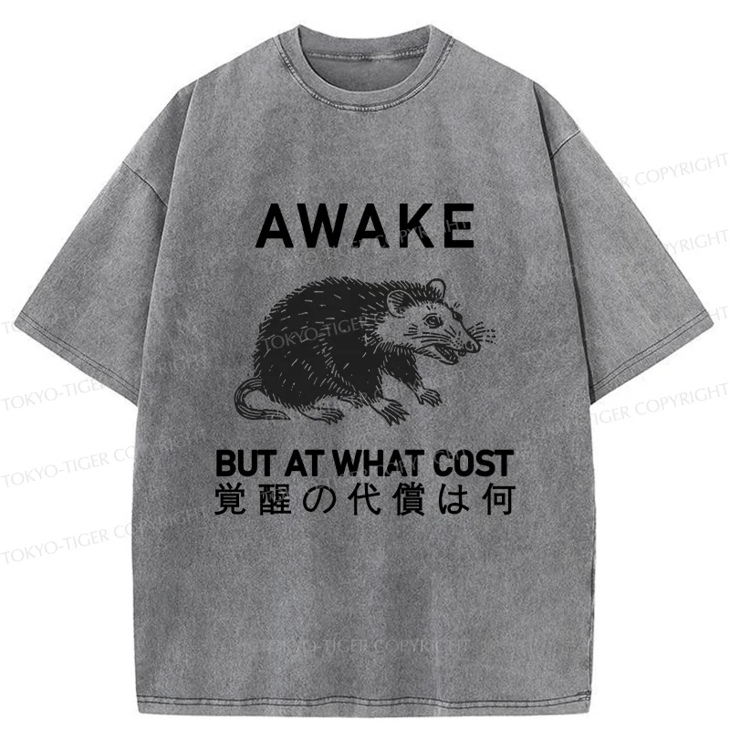 Tokyo-Tiger Desperate Possum Washed T-Shirt