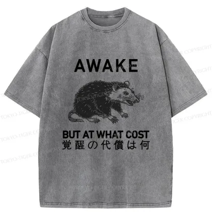Tokyo-Tiger Desperate Possum Washed T-Shirt