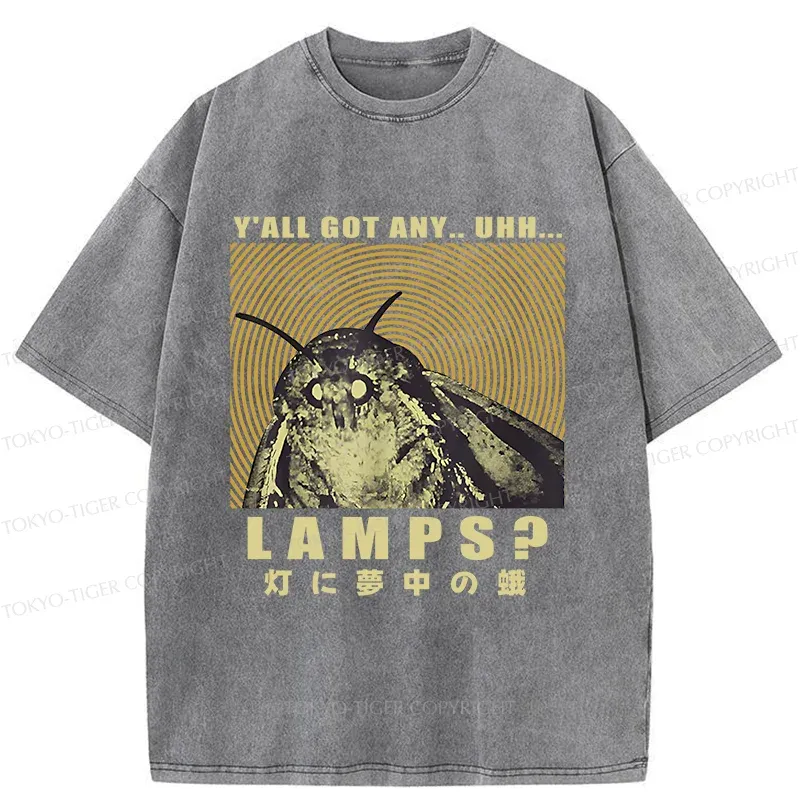 Tokyo-Tiger Moth Obsessed With The Light Washed T-Shirt