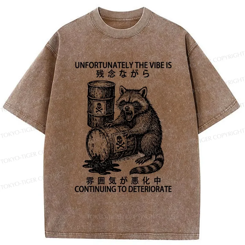 Tokyo-Tiger The Vibe Is Continuing To Deteriorate Japan Washed T-Shirt