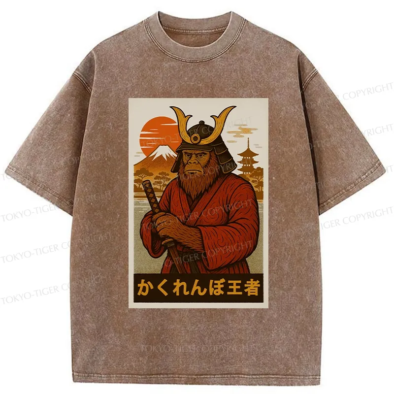 Tokyo-Tiger Hide And Seek Champion Bigfoot Washed T-Shirt