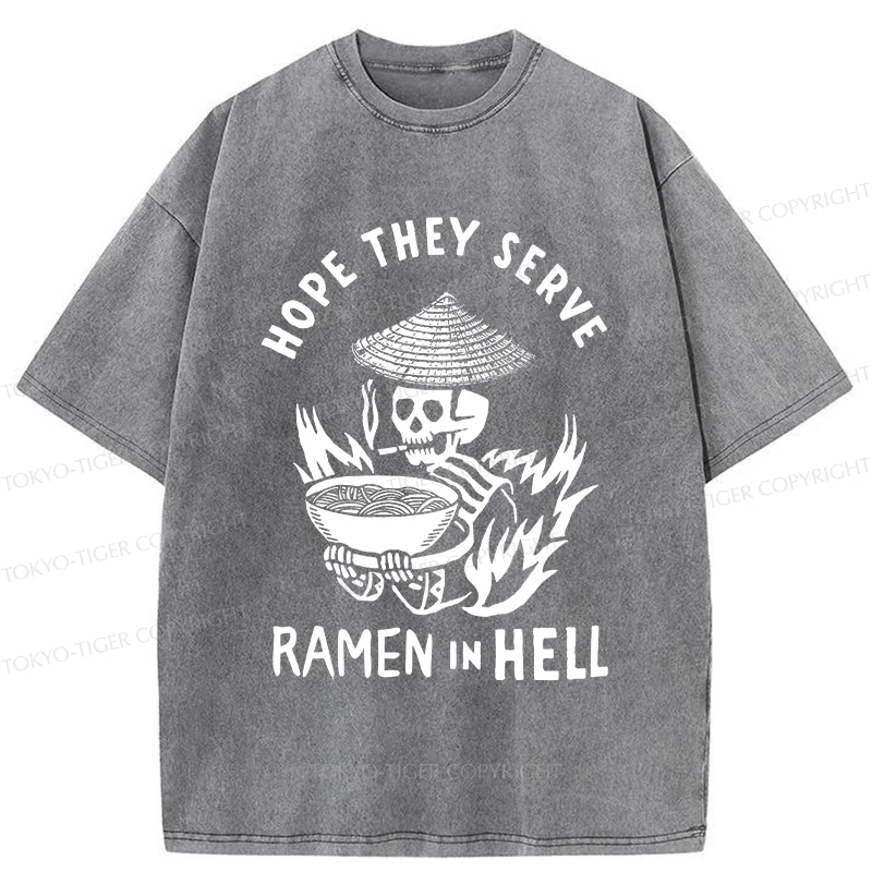 Tokyo-Tiger Hell Ramen Washed T-Shirt