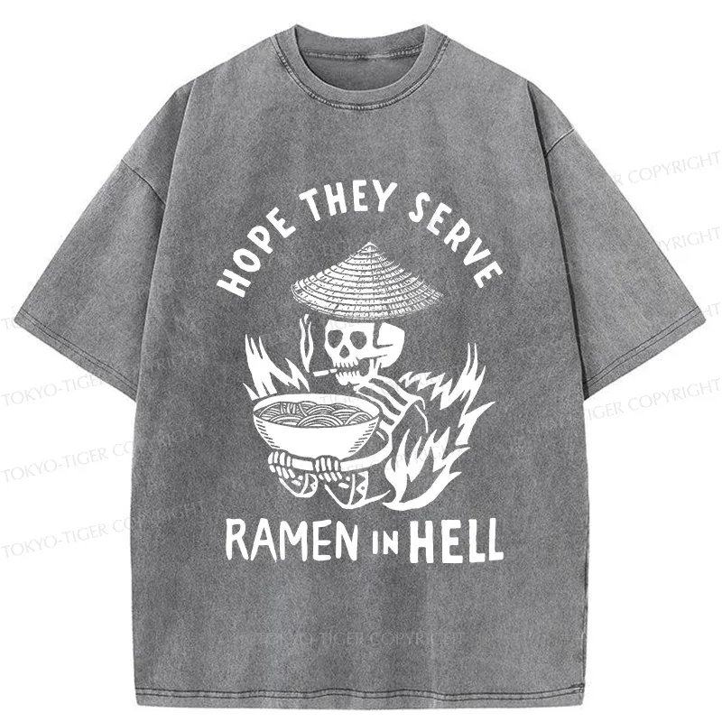 Tokyo-Tiger Hell Ramen Washed T-Shirt