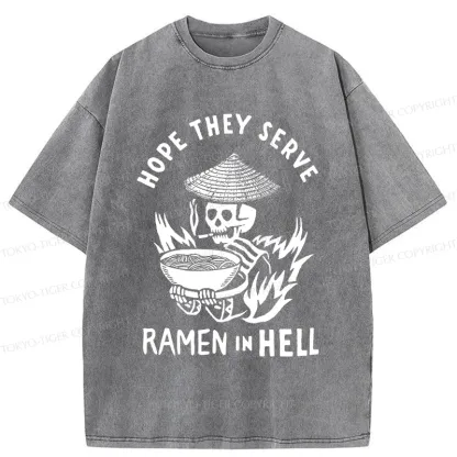 Tokyo-Tiger Hell Ramen Washed T-Shirt
