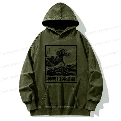Tokyo-Tiger Legendary Wave Washed Hoodie