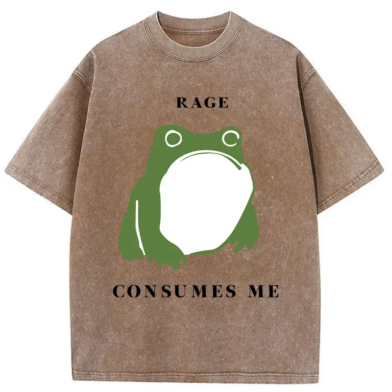 Tokyo-Tiger Rage Consumes Me Washed T-Shirt
