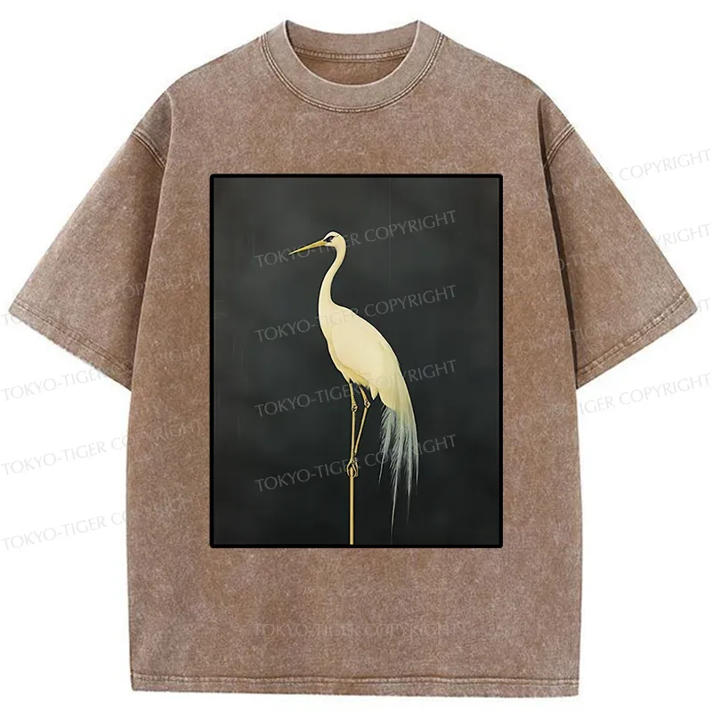 Tokyo-Tiger Independent Crane Washed T-Shirt
