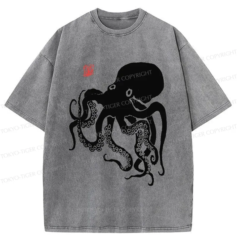 Tokyo-Tiger Japan Bonsai Washed T-Shirt Sale