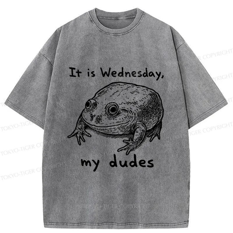 Tokyo-Tiger Wednesday Frog Washed T-Shirt