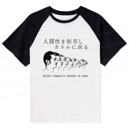 Tokyo-Tiger Return To Frog Raglan T-shirt
