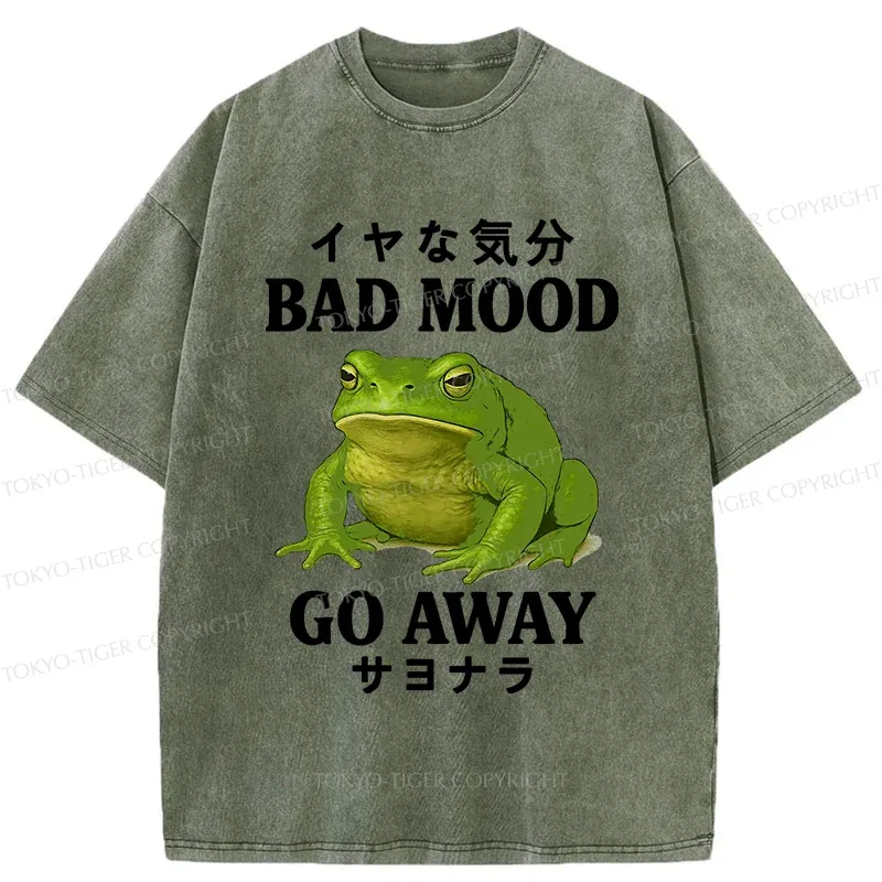 Tokyo-Tiger Goodbye To Bad Moods Washed T-Shirt