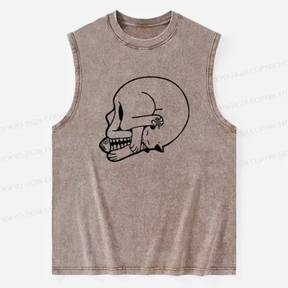 Tokyo-Tiger Funny Cat Eating Fish Washed Tank