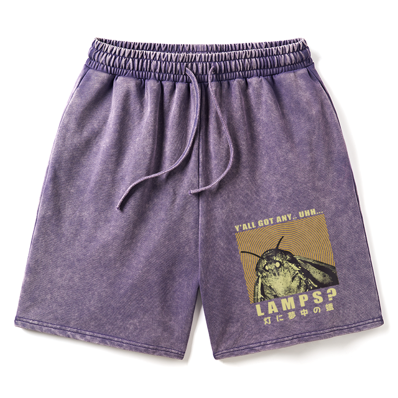 Tokyo-Tiger Moth Obsessed With The Light Washed Shorts