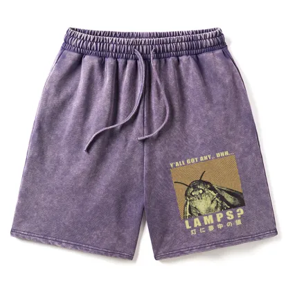 Tokyo-Tiger Moth Obsessed With The Light Washed Shorts