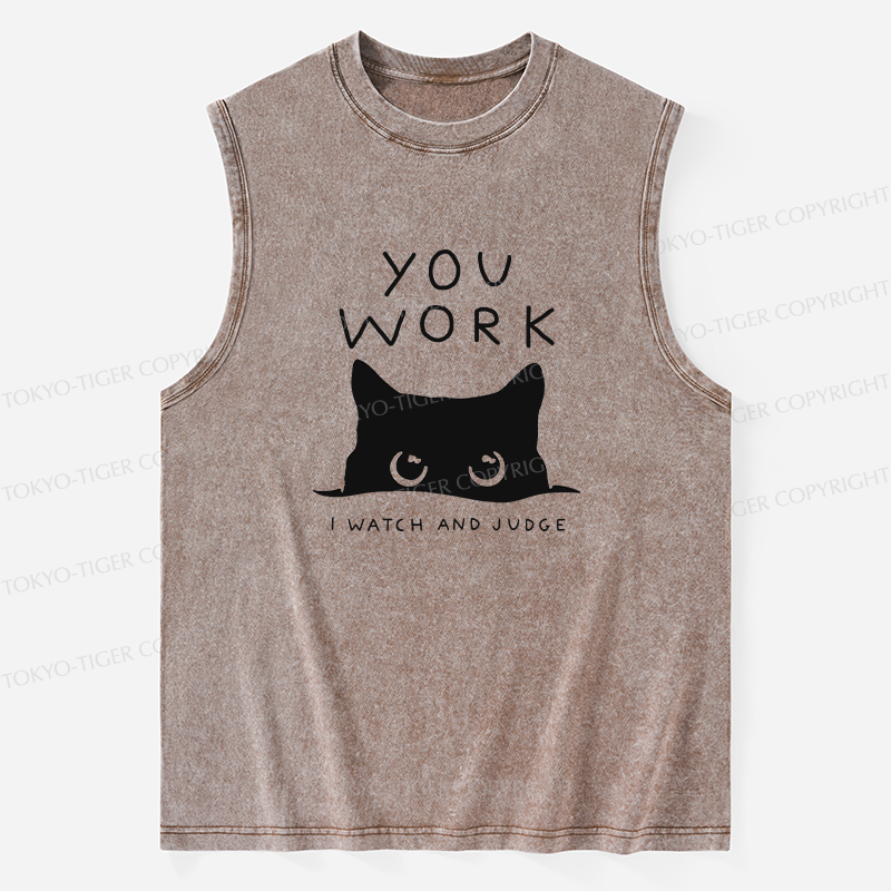 Tokyo-Tiger A Cat That Spies Washed Tank