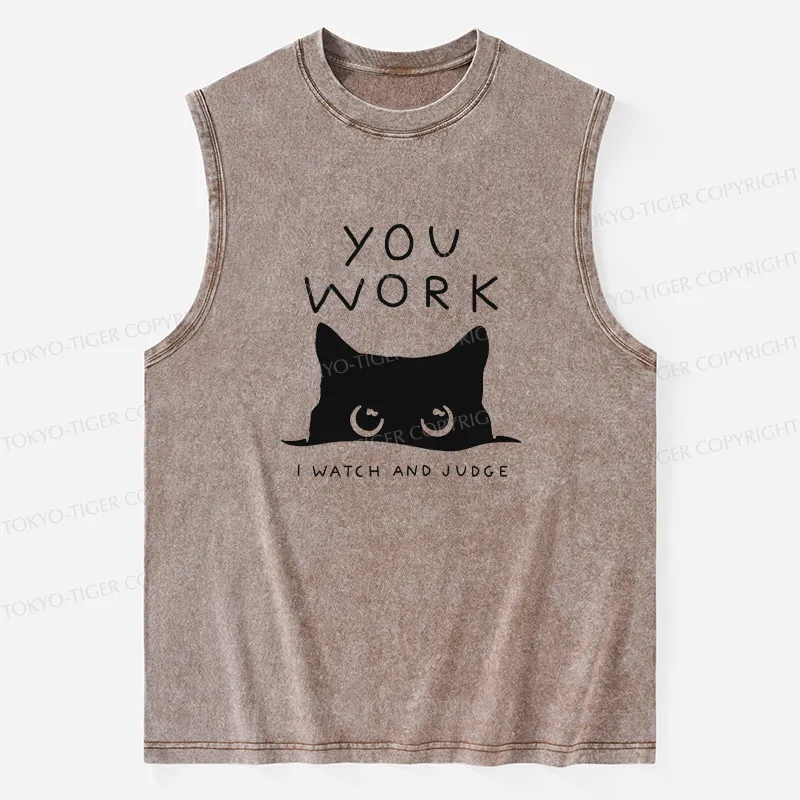 Tokyo-Tiger A Cat That Spies Washed Tank Sale