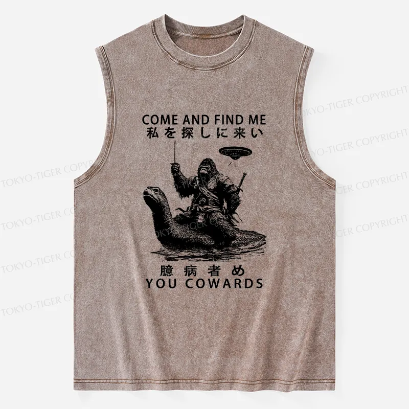 Tokyo-Tiger Can You Find Us Washed Tank