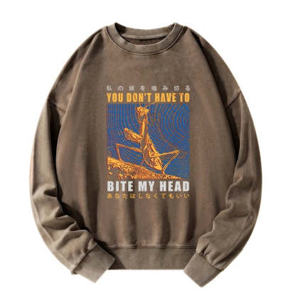 Tokyo-Tiger You Don't Have To Washed Sweatshirt