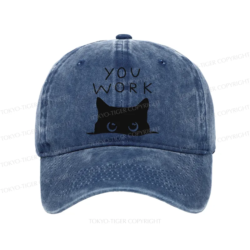 Tokyo-Tiger A Cat That Spies Washed Cap