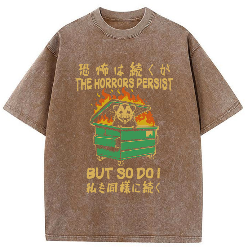 Tokyo-Tiger The Terror Persist Washed T-Shirt