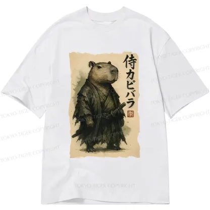 Tokyo-Tiger Capybara Samurai Classic T-Shirt