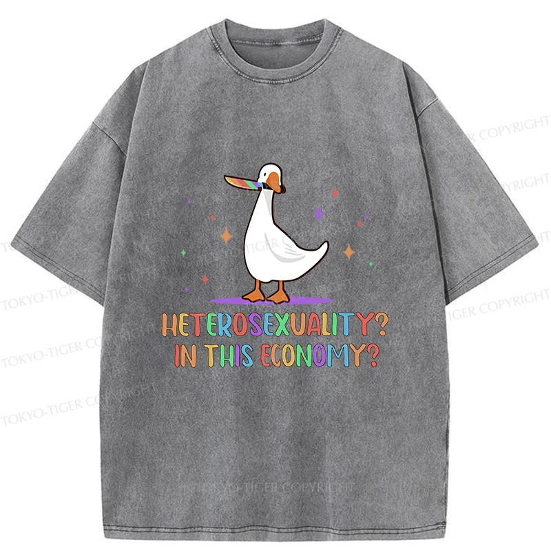 Tokyo-Tiger Interesting Goose Washed T-Shirt