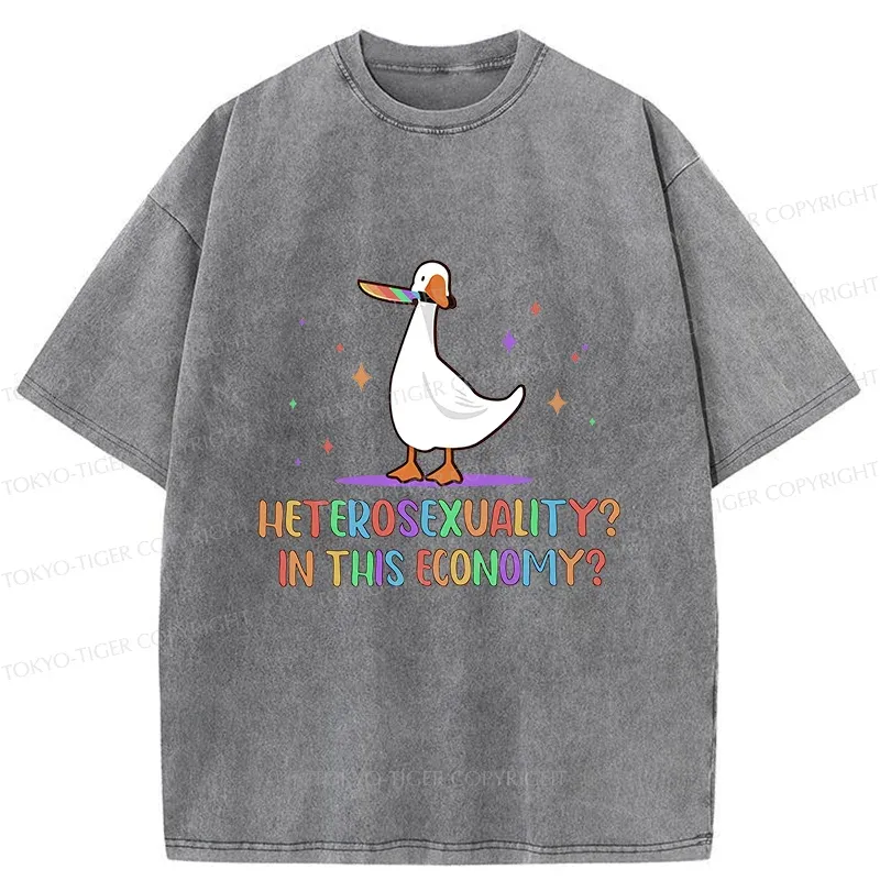 Tokyo-Tiger Interesting Goose Washed T-Shirt