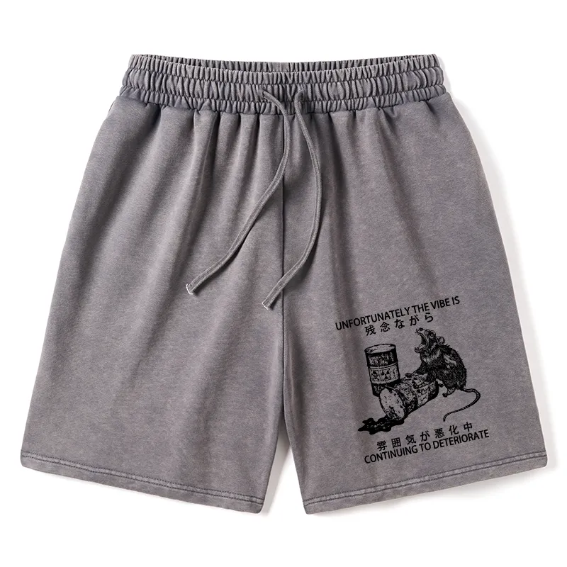Tokyo-Tiger The Vibe Is Continuing To Deteriorate Washed Shorts Sale