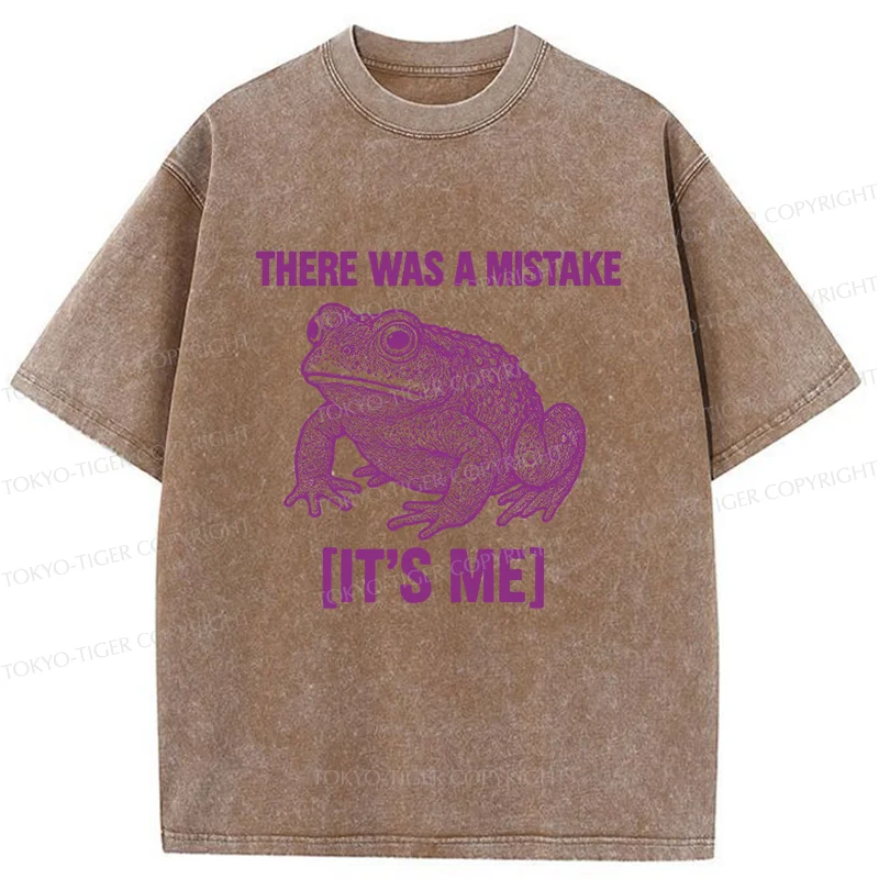 Tokyo-Tiger Mistake Frog Washed T-Shirt