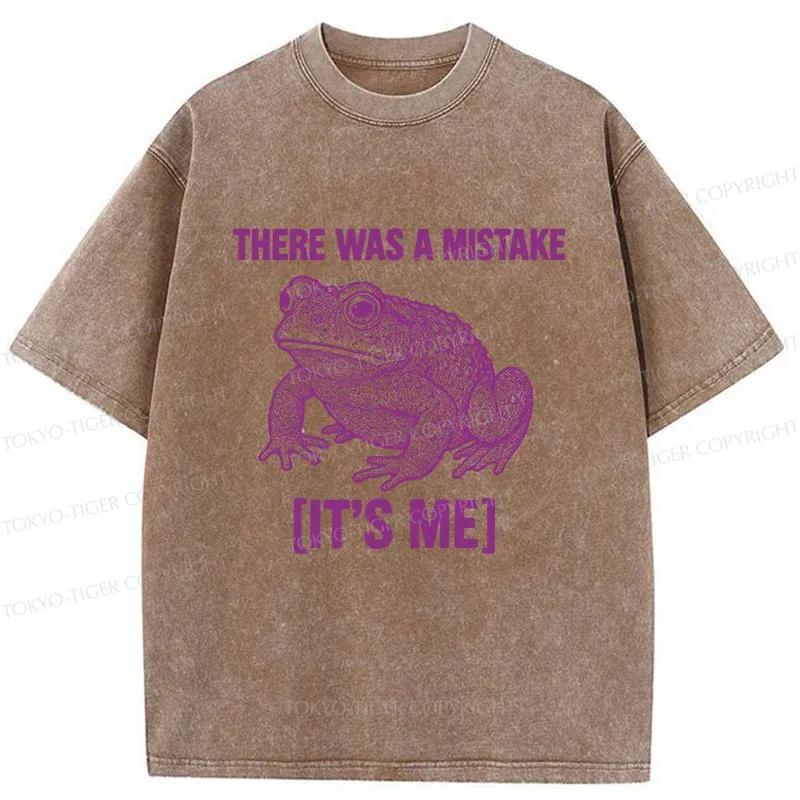 Tokyo-Tiger Mistake Frog Washed T-Shirt