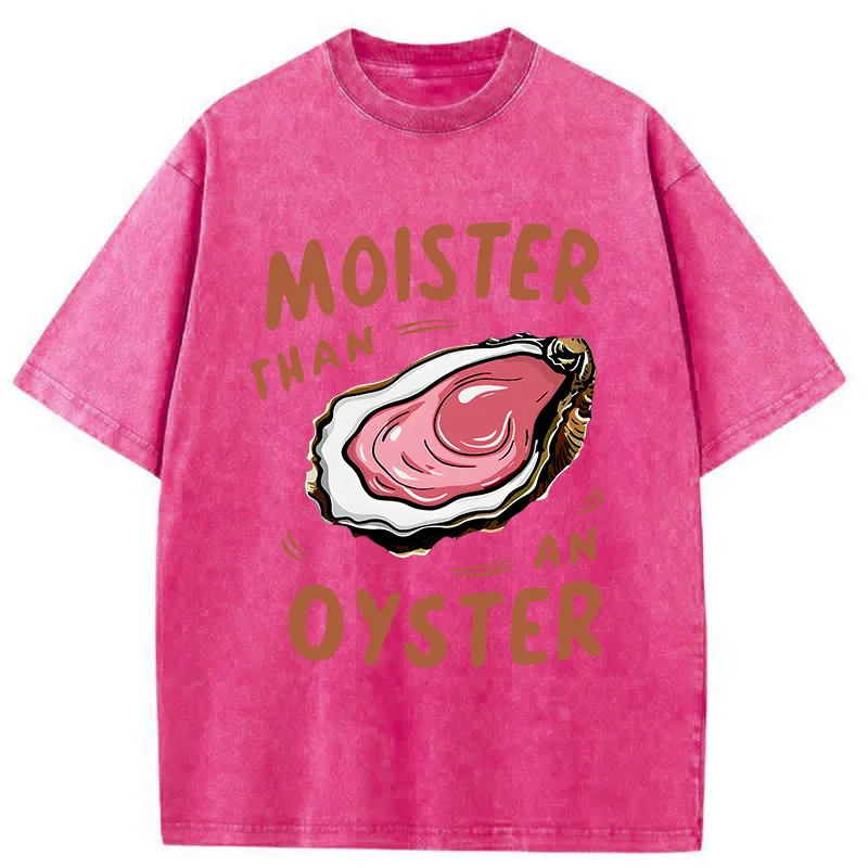 Tokyo-Tiger Oyster Funny Washed T-Shirt